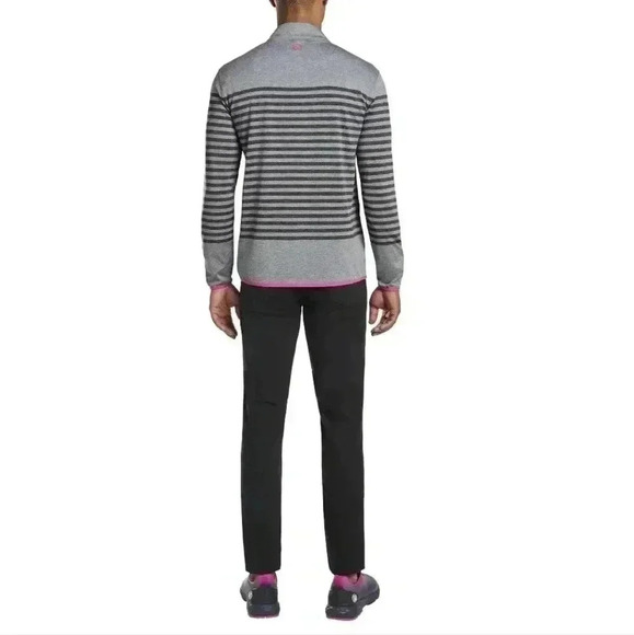G/FORE Striped Mid Quarter Zip Pullover - medium - Picture 2 of 7